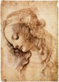Cabeza de mujer Leonardo da Vinci
